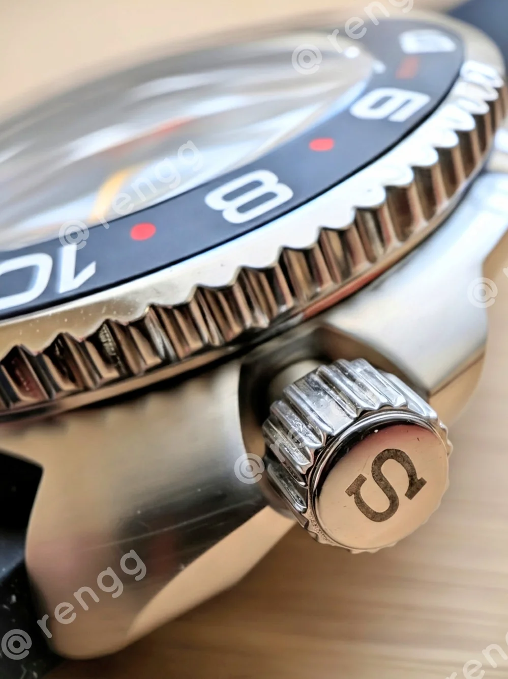 45mm Seiko Men's Black Automatic GMT Willard Diver Mod Watch 24jewels